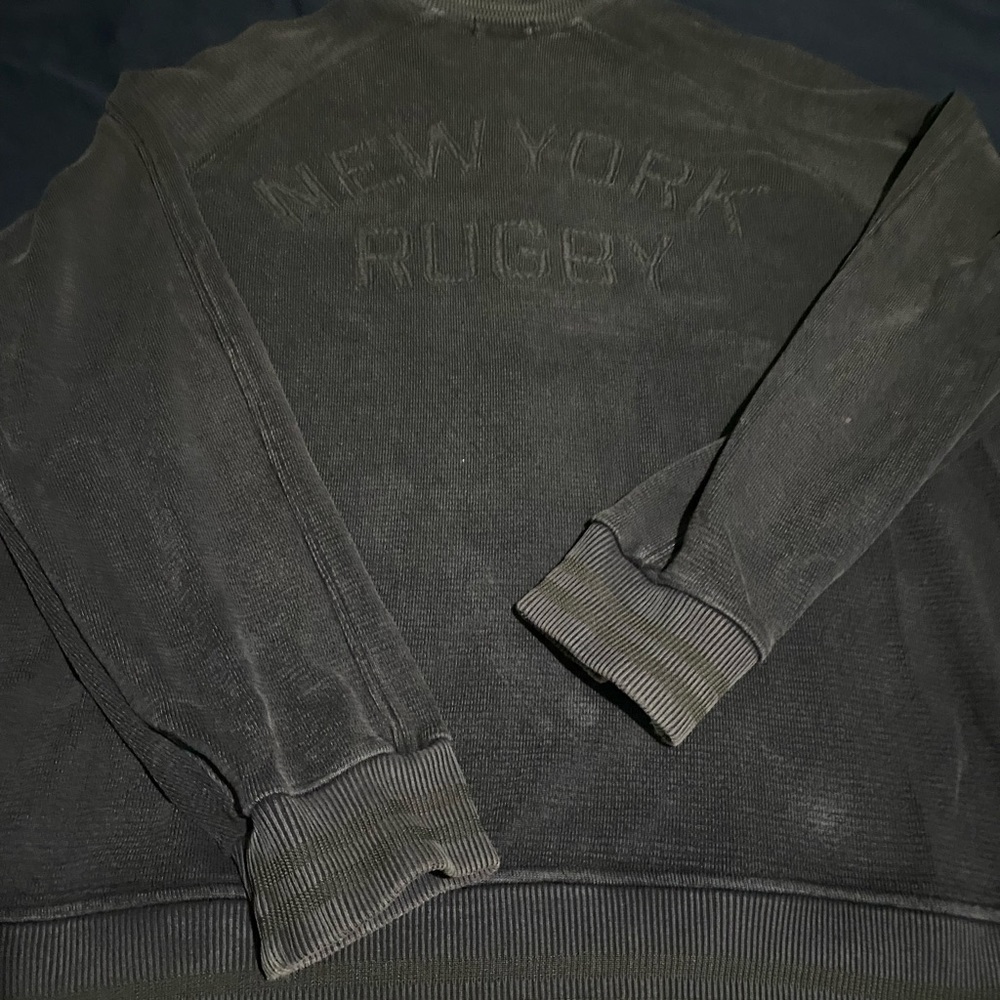 Long sleeve RL New York rugby jacket, faded look